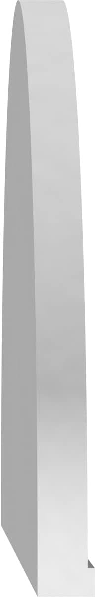 Ekena Millwork84'W x 22'H x 2'P Elliptical 4 Spoke Architectural Grade PVC Pediment