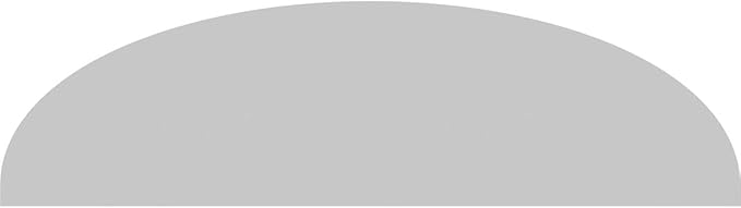 36" W x 10" H x 2" P Elliptical Sunburst Architectural Grade PVC Pediment