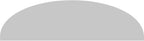 36" W x 10" H x 2" P Elliptical Sunburst Architectural Grade PVC Pediment