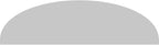 32" W x 9" H x 2" P Elliptical Sunburst Architectural Grade PVC Pediment