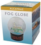 Alcatraz Prison Jail Fog Snow Globe