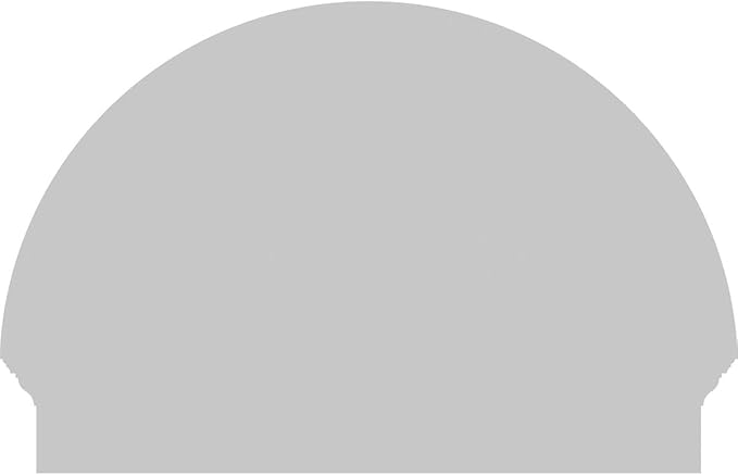 32"W x 22-3/4"H x 2-3/4"P Half Round Sunburst Architectural Grade PVC Combination Pediment