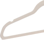 Amazon Basics Space Saving Slim Velvet Non-Slip Suit Clothes Hangers, Sturdy Construction, Closet Organizer, Pack of 50, Blush Pink/Rose Gold