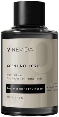 VINEVIDA Scent NO. 1031 Fragrance Oil for Cold Air Diffusers - 120mL (4oz) - Inspired by: The Resort at Pelican Hill Hotel Fragrance Diffuser Oil - Hotel Scents for Home - Diffuser Oil