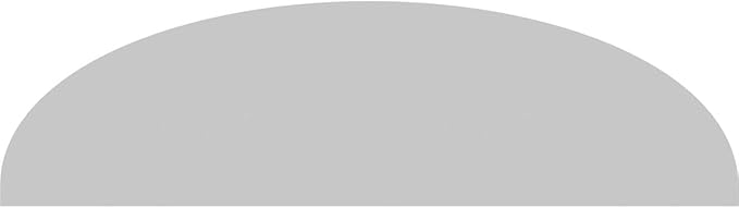 Ekena Millwork 36"W x 10"H x 2"P Elliptical 4 Spoke Architectural Grade PVC Pediment