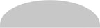 Ekena Millwork 36"W x 10"H x 2"P Elliptical 4 Spoke Architectural Grade PVC Pediment