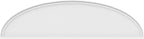Ekena Millwork 46"W x 12-1/2"H x 2"P Elliptical Smooth Architectural Grade PVC Pediment