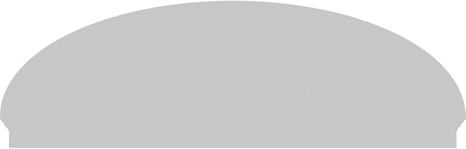 86" W x 28-3/8"H x 2-3/4"P Elliptical 4 Spoke Architectural Grade PVC Combination Pediment