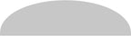 46" W x 12-1/2"H x 2" P Elliptical 3 Spoke Architectural Grade PVC Pediment