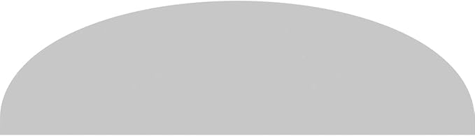 Ekena Millwork 30"W x 8-1/2"H x 2"P Elliptical 4 Spoke Architectural Grade PVC Pediment