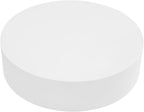 Round Display Pedestal Stand, Event Decor Display Plinth Stands, Bridal Shop Cylinder Plinth Raiser Table, Party Event Decor Circle Pedestal Stand for Boutiques Model Air Conditioner Heightening (White, 23.6*5.9in)