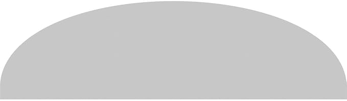 28" W x 8" H x 2" P Elliptical Sunburst Architectural Grade PVC Pediment