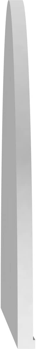 84"W x 42"H x 2"P Half Round Sunburst Architectural Grade PVC Pediment