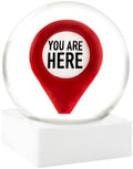 You are Here Snow Globe