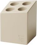 ideaco Mini Cube Umbrella Stand, 4-Piece Umbrella Stand, Mat, Beige