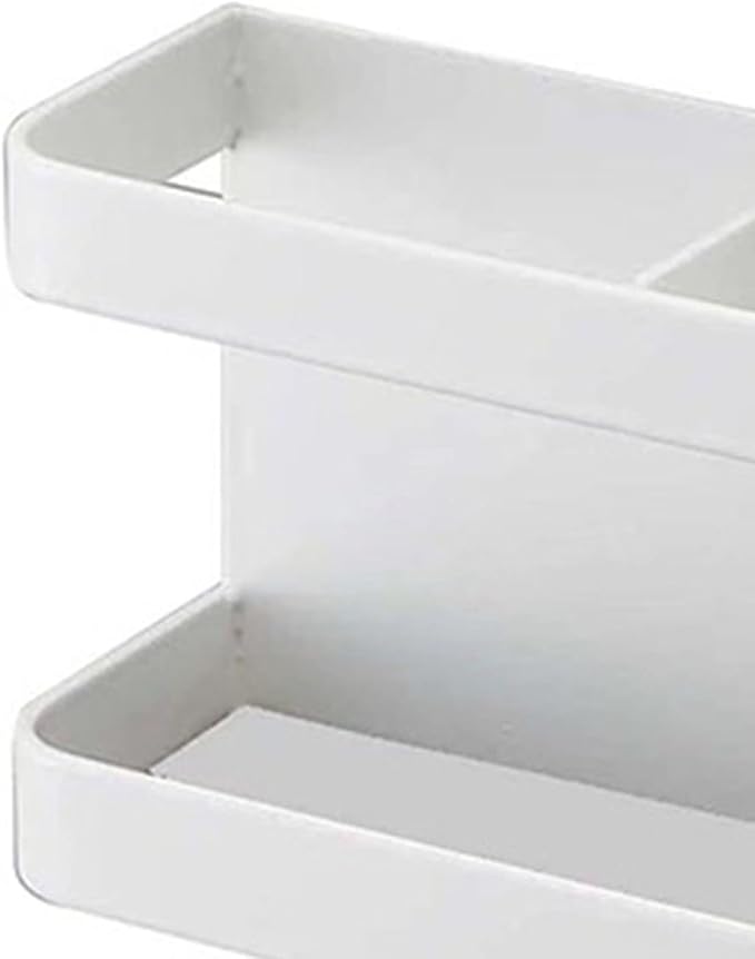 Umbrella Stand Holder Indoor, Magnetic Space Saving Umbrella Stand No Punching, Durable Height Adjusting Wall Mounted Umbrella Holder Rack for Hotel Hallway for Home Office(White)