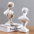 11.8" Classic Greek Venus de Milo Bust Statue, Resin Roman Goddess of Love and Beauty Sculpture Figurine for Home Décor, Large Antique