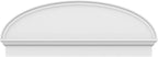 50" W x 19-3/8"H x 2-3/4"P Elliptical Smooth Architectural Grade PVC Combination Pediment