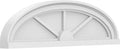 28" W x 8" H x 2" P Elliptical 3 Spoke Architectural Grade PVC Pediment