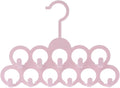 11Holes Clothes Tie Belt Shawl Scarf Hanger Display Holder Closet Organizer Hook
