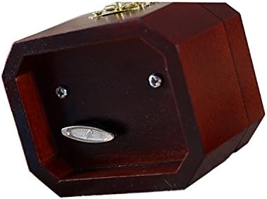 WESTONETEK Vintage Wood Carved Mechanism Musical Box Wind Up Music Box Gift for Christmas/Birthday/Valentine's Day, Melody for Elise