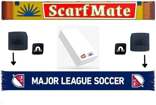Magnetic Sports Scarf Wall Display (Red)