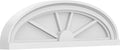 Ekena Millwork 26"W x 7-1/2"H x 2"P Elliptical 4 Spoke Architectural Grade PVC Pediment