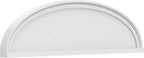 Ekena Millwork 56"W x 15"H x 2"P Elliptical Smooth Architectural Grade PVC Pediment