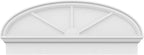 42" W x 17-3/8"H x 2-3/4"P Elliptical 3 Spoke Architectural Grade PVC Combination Pediment