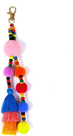 6Pcs Handcrafted Decorative Tassels for DIY Craft Home Décor Handmade Tassels Pink