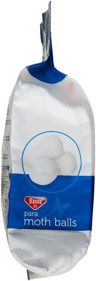 Enoz para Moth Balls with No Clinging Odor, Kills Clothes Moths, Carpet Beetles, Eggs and Larvae (20 oz Bag, 6 Pack)