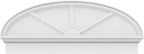 46" W x 18-3/8"H x 2-3/4"P Elliptical 3 Spoke Architectural Grade PVC Combination Pediment