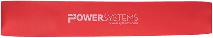 Power Systems Versa Loop – Commercial Grade Color-Coded Exercise Resistance Band for Working Out, Elastic Band for Physical Therapy, Strength, Fitness Training at Home or Gym