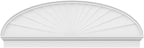 70" W x 24-3/8"H x 2-3/4"P Elliptical Sunburst Architectural Grade PVC Combination Pediment