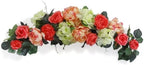 32" Rose/Peony/Hydrangea Swag (Coral)
