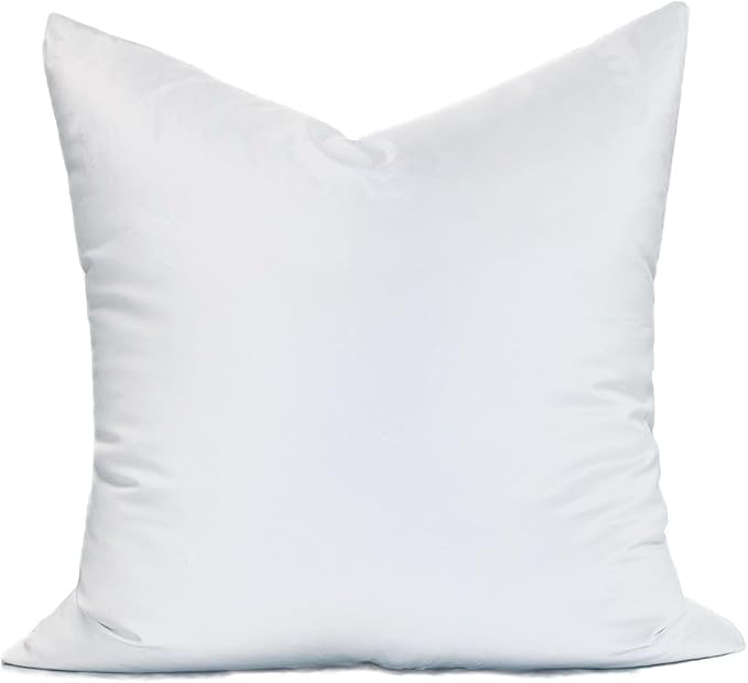MoonRest® 18x18 Inch Synthetic Down Alternative Square Pillow Insert Form Stuffer for Sofa Shams, Decorative Throw Pillow, Cushion and Bed Pillow Stuffing - Hypoallergenic 18“X 18”