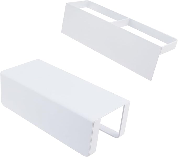 Bitray Umbrella Stand Holder Metal Wall Mounted Umbrella Holder Rack No Punching Umbrella Stand Entryway Hotel Home and Office - White