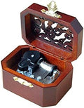 WESTONETEK Vintage Wood Carved Mechanism Musical Box Wind Up Music Box Gift for Christmas/Birthday/Valentine's Day, Melody You are My Sunshine
