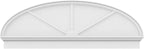 66" W x 23-3/8"H x 2-3/4"P Elliptical 3 Spoke Architectural Grade PVC Combination Pediment