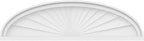 36" W x 10" H x 2" P Elliptical Sunburst Architectural Grade PVC Pediment