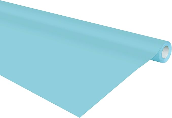 Fadeless Bulletin Board Paper, Fade-Resistant Paper for Classroom Decor, 48” x 50’, Lite Blue, 1 Roll (Pack of 2)
