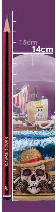 Nemesis Now One Piece Going Merry Snow Globe – Official Anime Collectible with Detailed Ship Base and Glitter Water Dome – Resin Display Ornament