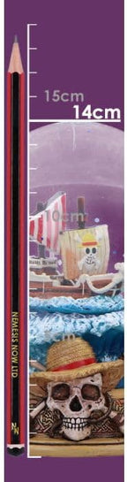 Nemesis Now One Piece Going Merry Snow Globe – Official Anime Collectible with Detailed Ship Base and Glitter Water Dome – Resin Display Ornament