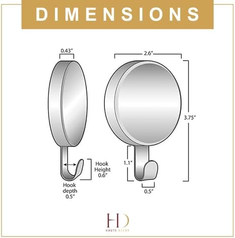 Haute Decor Attract Magnetic Wreath Hanger (Oil-Rubbed Bronze) - Set of 2 Magnets - for 2 Metal Doors or Surfaces or 1 Single-Pane Glass Door or Window