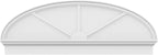 60" W x 21-7/8"H x 2-3/4"P Elliptical 3 Spoke Architectural Grade PVC Combination Pediment