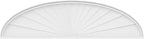 70" W x 18-1/2"H x 2" P Elliptical Sunburst Architectural Grade PVC Pediment
