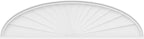 68" W x 18" H x 2" P Elliptical Sunburst Architectural Grade PVC Pediment