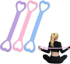 3pcs Figure 8 Resistance Bands Exercise Bands for Women, 2026 New Resistance Band with Handles for Working Out, Elastic Ropes for Arm Back Shoulder Stretching Training