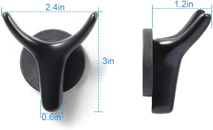 Picowe 2 Pack Magnetic Wreath Hanger Wreath Holder Wreath Hanger Hook for Metal Front Door for Christmas Decorations (Style B)