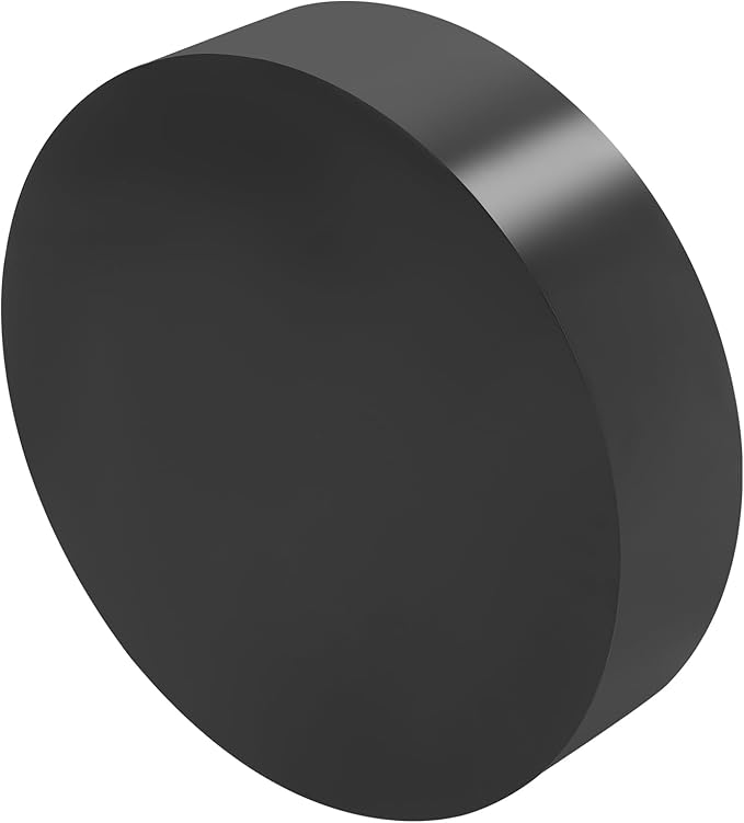 Round Display Pedestal Stand, Event Decor Display Plinth Stands, Bridal Shop Cylinder Plinth Raiser Table, Party Event Decor Circle Pedestal Stand for Boutiques Model Air Conditioner Heightening (Black, 23.6*5.9in)